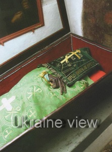 Imperishable relic of saint Ilya Muromets in Kiev Pechersk Lavra